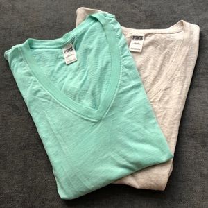 Victoria Secret V Neck Tees
